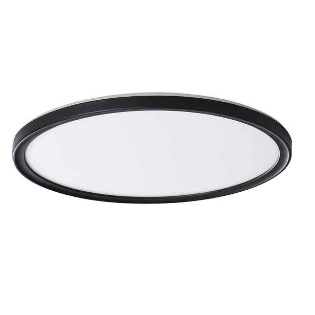 KANLUX AZPO stropní LED svítidlo, o 420mm, 22W,3000/4000/6000K, IP54, černá mat