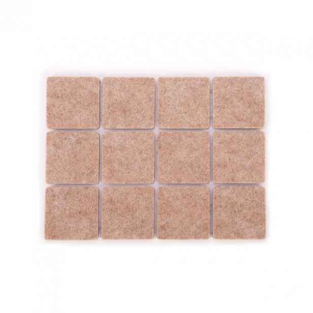 Samolepicí podložky pod nábytek PRESTO 25 x 25 mm, 24 ks