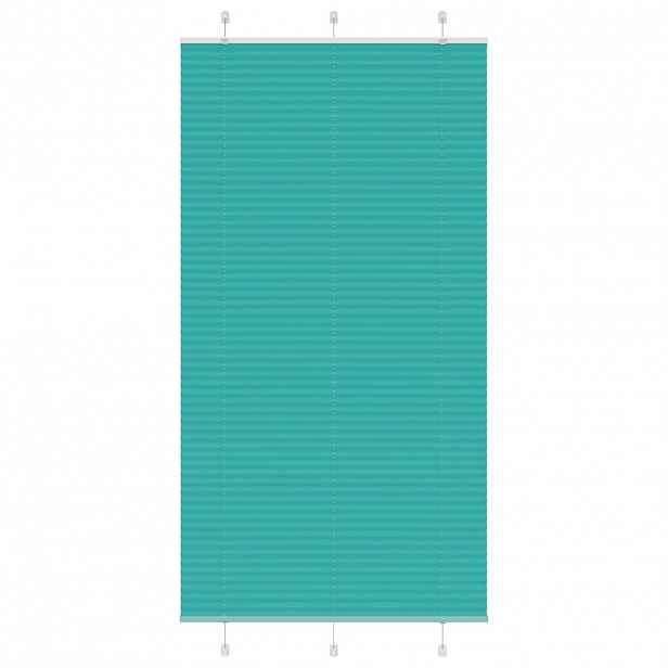 vidaXL Plisovaná roleta Benzínová zelená 105x200 cm Šířka látky