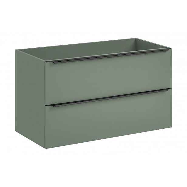 Szafka pod umywalkę z dwoma szufladami 100 cm Sombra Green