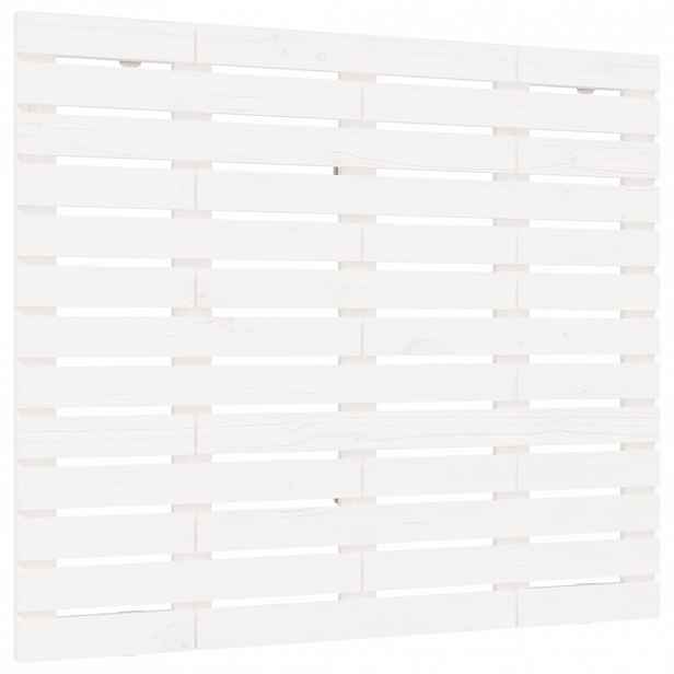 vidaXL Nástěnné čelo postele bílé 96x3x91,5 cm masivní borové dřevo