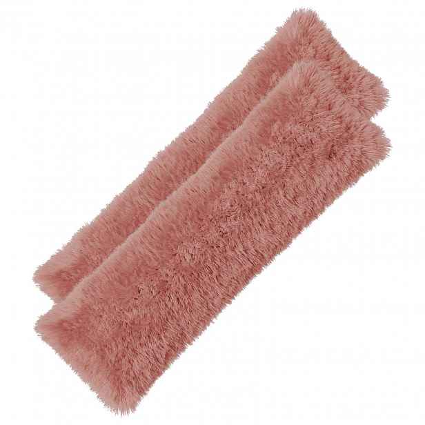 vidaXL Povlak na polštář 2 pcs HEERLEN Růžová 40 x 145 cm PV fleece