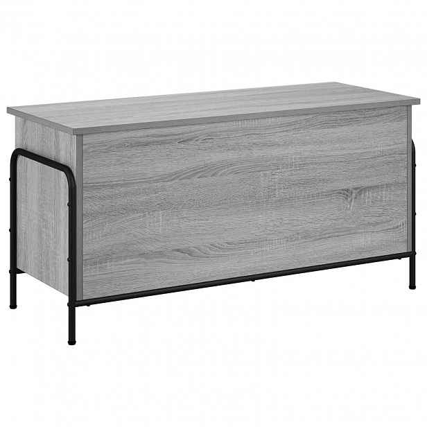 vidaXL Úložná krabice Šedý Sonoma 80 x 40 x 49,5 cm Kompozitní dřevo