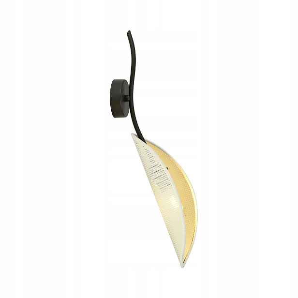 Nástěnná lampa Emibig Lotus E14 10W Bílo-zlatá, Etno styl, Polská Výroba