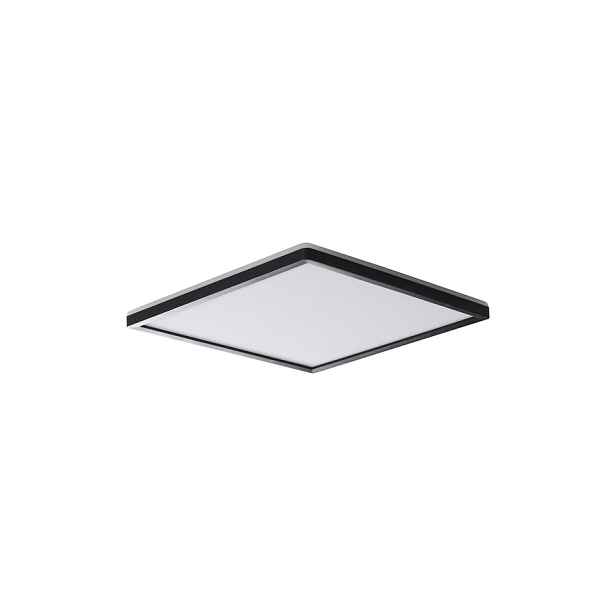 KANLUX AZPO stropní LED svítidlo, 225x225mm, 12,3W, 3000/4000/6000K, IP54, černá mat