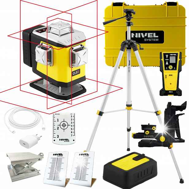 Laser se stativem a senzorem CL5R+SJJM1EX+CLS-5