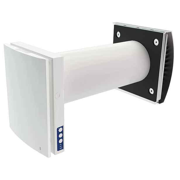 Nástěnný rekuperátor Blauberg Vento Expert A50-1 S10 W V2 WiFi 50 m³/h Bílý