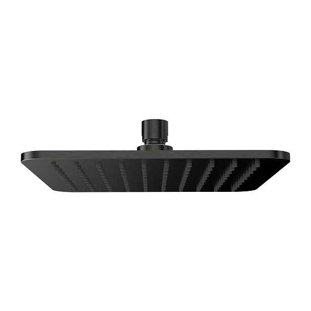 Slimline dešťová sprcha 20x20 černá mat WG220/OBL