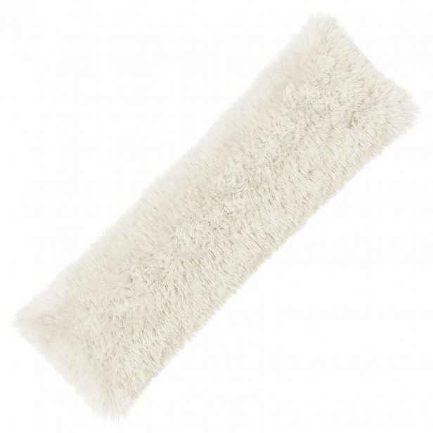 vidaXL Povlak na polštář HEERLEN Bílá 40 x 145 cm PV fleece