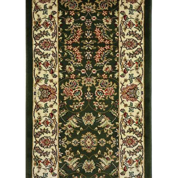 Běhoun na míru Anatolia 5378 Y (Green), šíře 100 cm, zelená, chodba / předsíň, Berfin Dywany