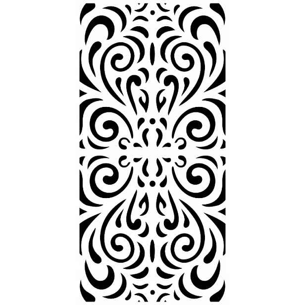 Omítková Šablona LuxBud Panel 39 pro ozdobné omítky 92 cm Dekor 3D Zeď