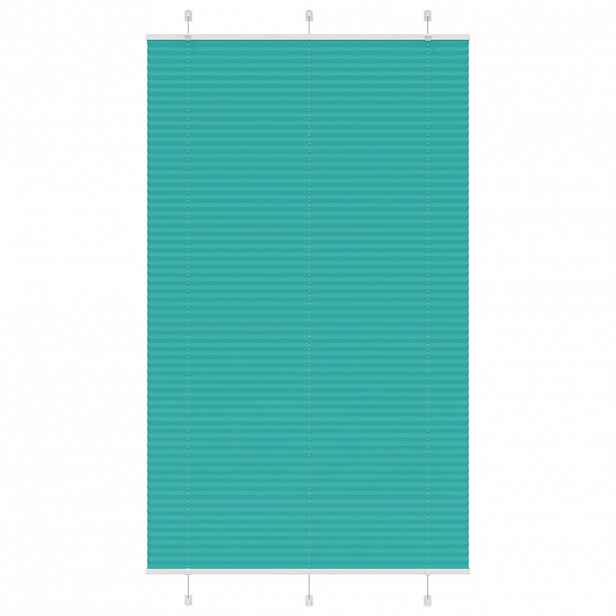 vidaXL Plisovaná roleta Benzínová zelená 120x200 cm Šířka látky