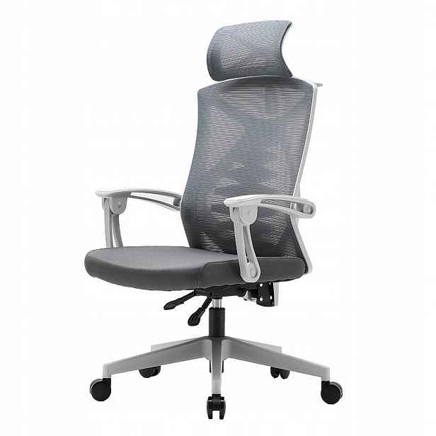 Ergonomické otočné kancelářské křeslo Angel Spino šedé