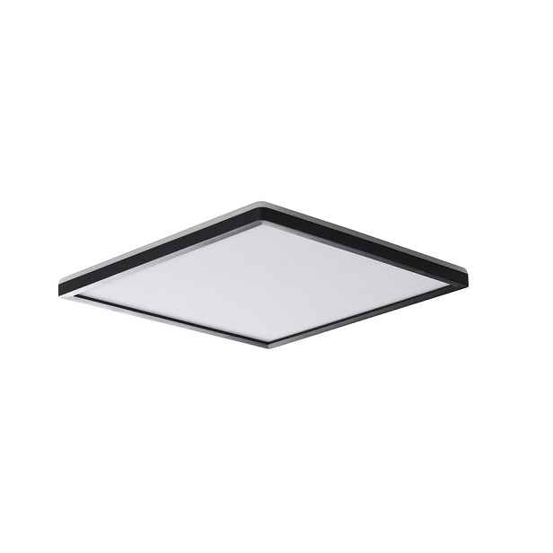 KANLUX AZPO stropní LED svítidlo, 300x300mm, 17,5W, 3000/4000/6000K, IP54, černá mat