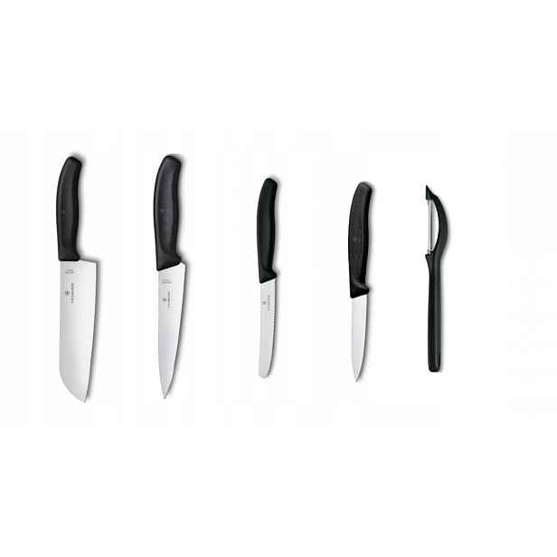 Victorinox sada 4 nože škrabka santoku 17 cm 5 dílků