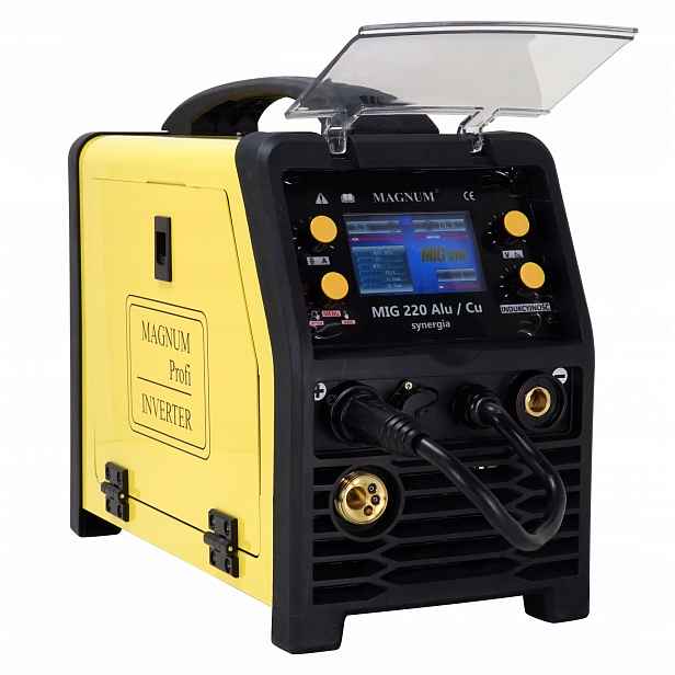 Migomat Magnum Mig 220 Alu Cu Synergia 230V LCD hliník Mma Tig Lift