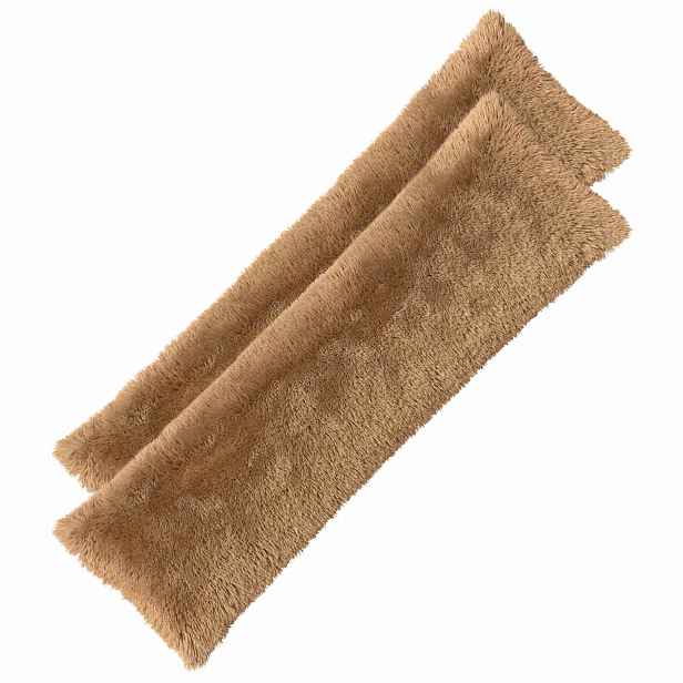 vidaXL Povlak na polštář 2 pcs HEERLEN Taupe 40 x 145 cm PV fleece