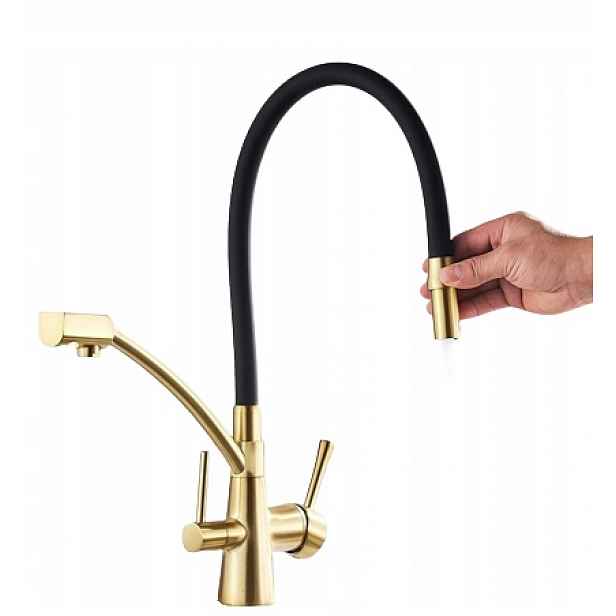 Zlatá třícestná baterie pro filtr Gold Mat