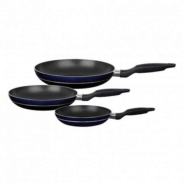 GSW SADA PÁNVÍ nepřilnavý povrch PTFE 3dílné 20+24+28 cm