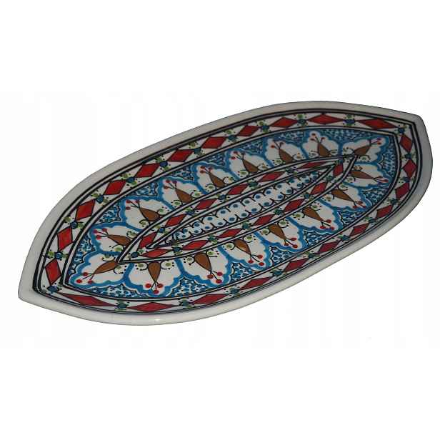 Gruzie Chaczapuri Pide Pizza Turecká Pizza Velký Krásný Talíř 43 cm