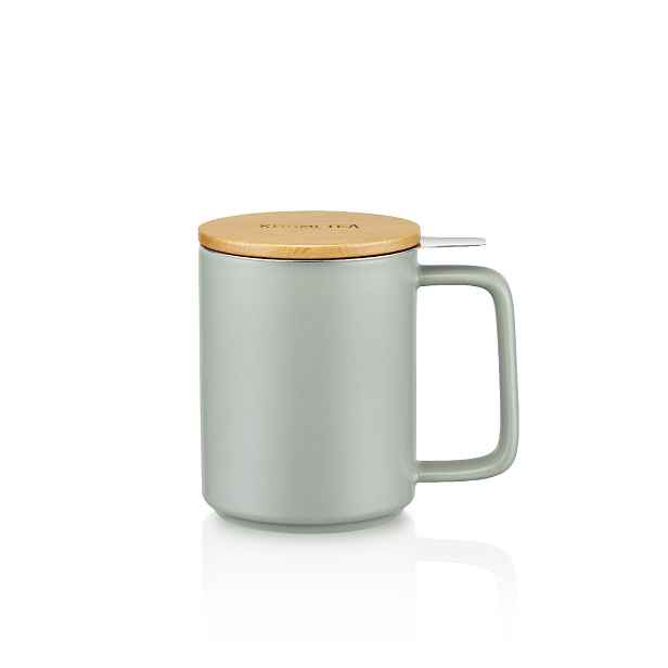 Kusmi Tea Hrnek na čaj s nerezovým sítkem, 0,48 l, světle zelená 5000000855