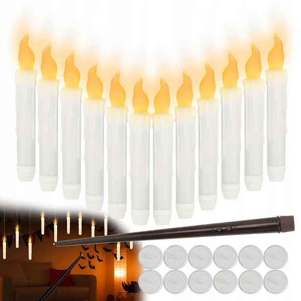 Lampička S Plovoucí Led Svíčkou Dekorace Harry Potter Magic Wand, Dekorace