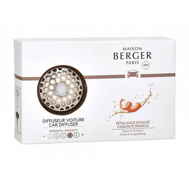 Maison Berger Paris Aroma Difuzér do auta s keramickou náplní Intenzivní třpyt 6401LB 1 ks
