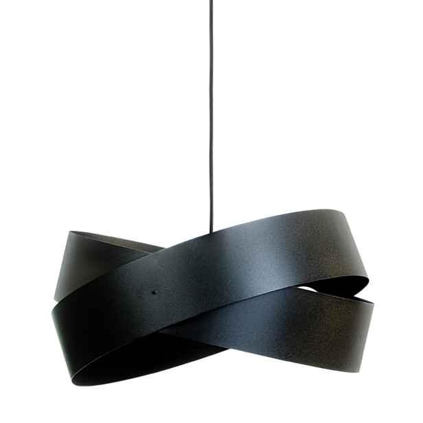 Závěsné svítidlo černé kovové moderní kulaté 50 cm nad stůl Zuma Line