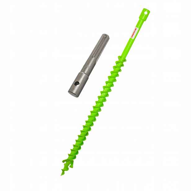 Zemní vrták dvojitě pletený 40 mm H plný s adaptérem Sds Max
