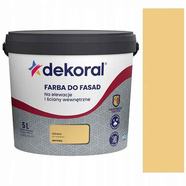 Dekoral Polinit Barva Barva 5L Sahara