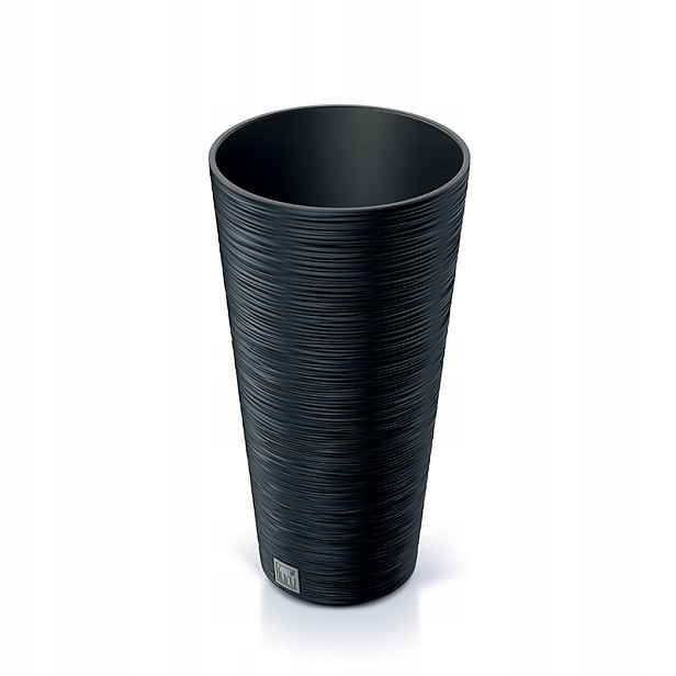Květináč plast Prosperplast 30x30x57 cm Furu Slim antracitový