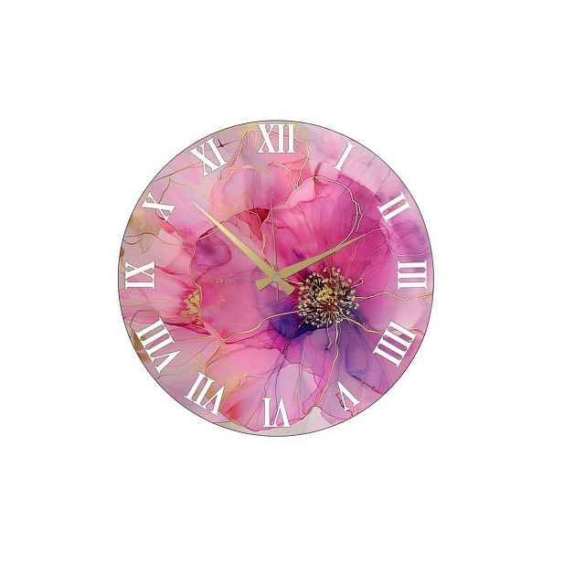 Nástěnné hodiny Pink 339, 40 cm
