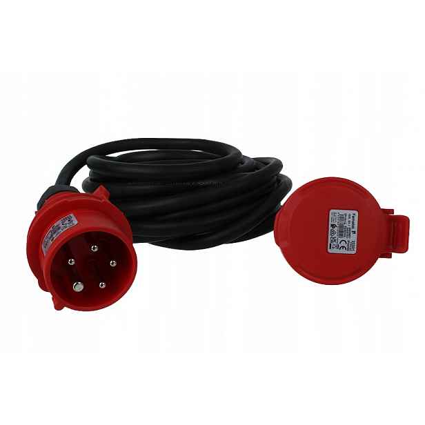 Prodlužovací Kabel silový gumový H07RN-F 5x2,5 16A 10 m IP44 400 V stavební Najder