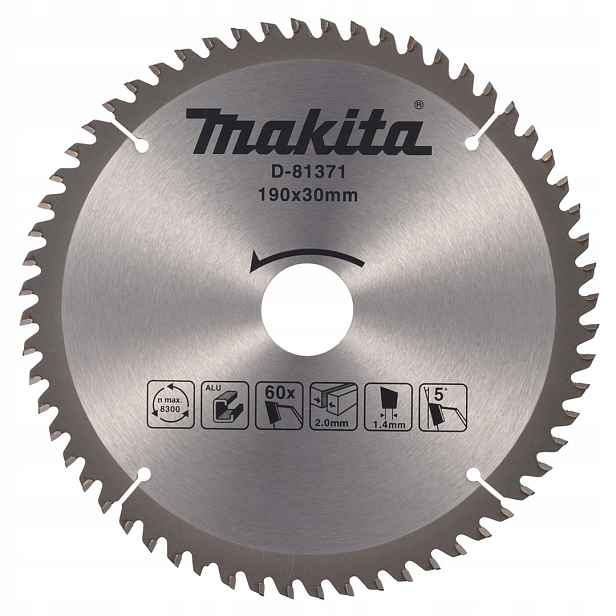 Řezací kotouč Standard Makita D-81371 190 mm 30/20 mm 2,2 mm 5° 1 kus