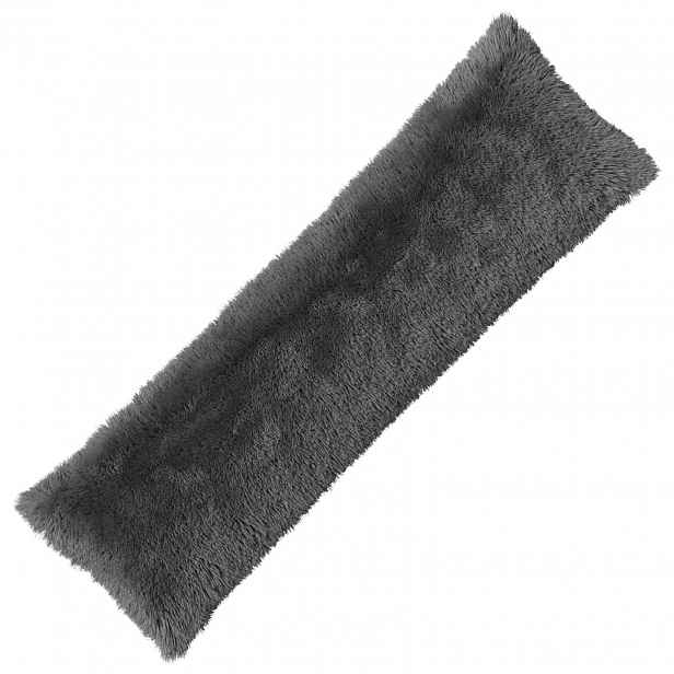 vidaXL Povlak na polštář HEERLEN Světle šedá 40 x 145 cm PV fleece