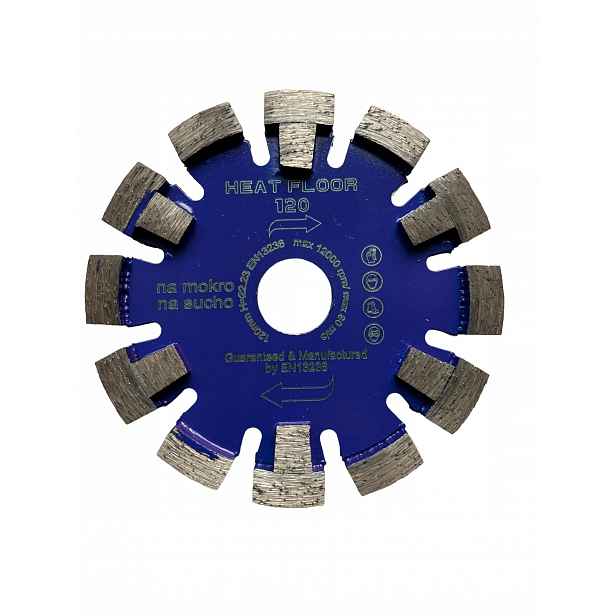 Diamantová fréza pod podlahu univerzální 120xH10xT17x22,2