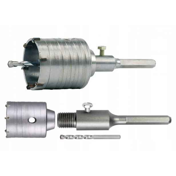 Korunkový Vrták Na Zdivo Betonu Korunka 125 mm Hex Adaptér