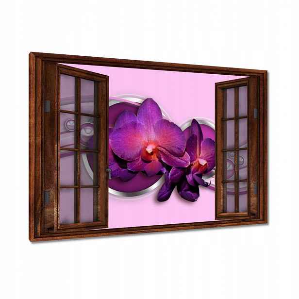 Obrazy 90x60 Fialový orchidej