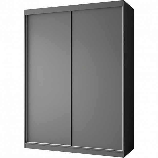 Beautysofa SKŘÍŇ s posuvnými dveřmi Mario 150/216/61 grafit