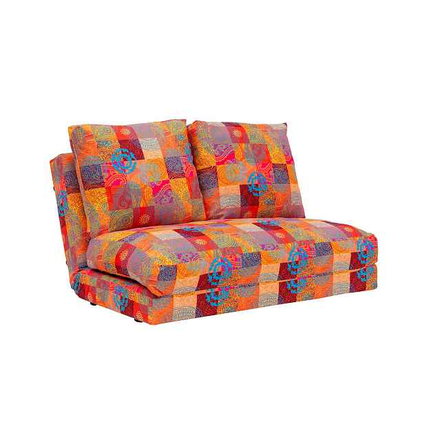 Hanah Home Dvoumístná futonová rozkládací pohovka Taida 120 cm vícebarevná