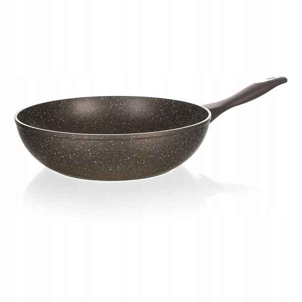 pánev Wok 28x7,8cm/3mm nepřiln.povrch Premium Dark Brown
