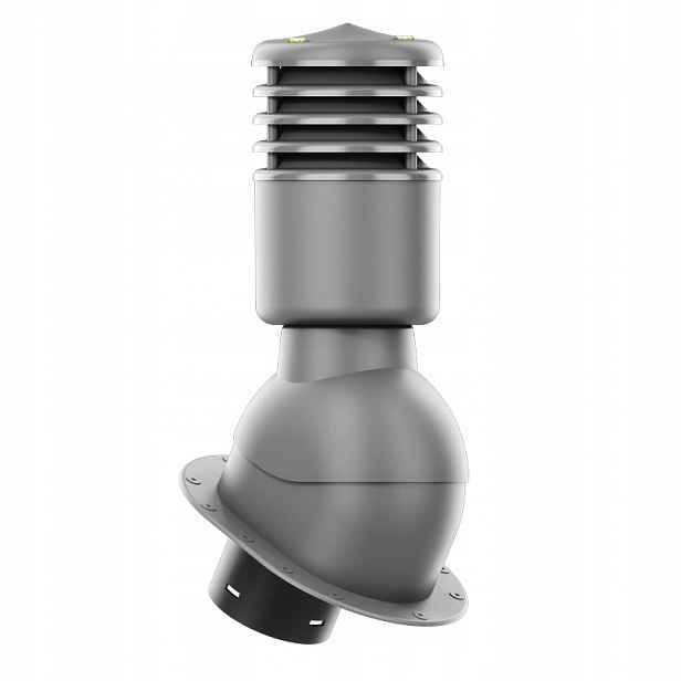 Větrací komín s podstavcem a těsněním Pi fi 125 mm, zateplený grafit