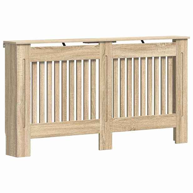 vidaXL Kryt na radiátor 152 x 19 x 81,5 cm kompozitní dřevo