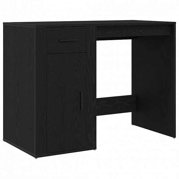 vidaXL Stůl Černý dub 100 x 49 x 74 cm Kompozitní dřevo