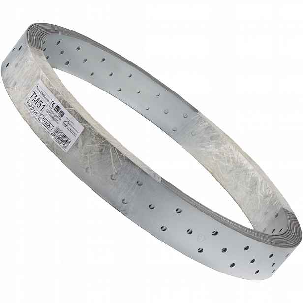 Koncentrovaná perforovaná páska 40 x 2 mm x 10 m ocelová TM51