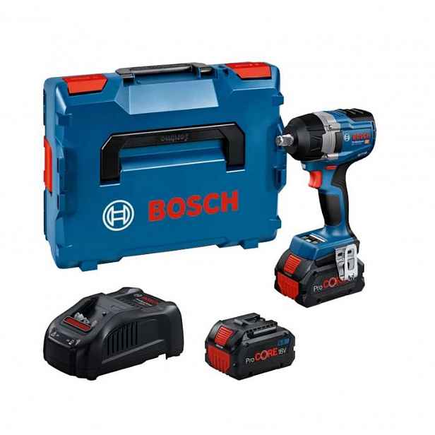 Bosch - 18V AKU rázový utahovák, 2x aku 8,0 Ah ProCore, nabíječka 06019L9002