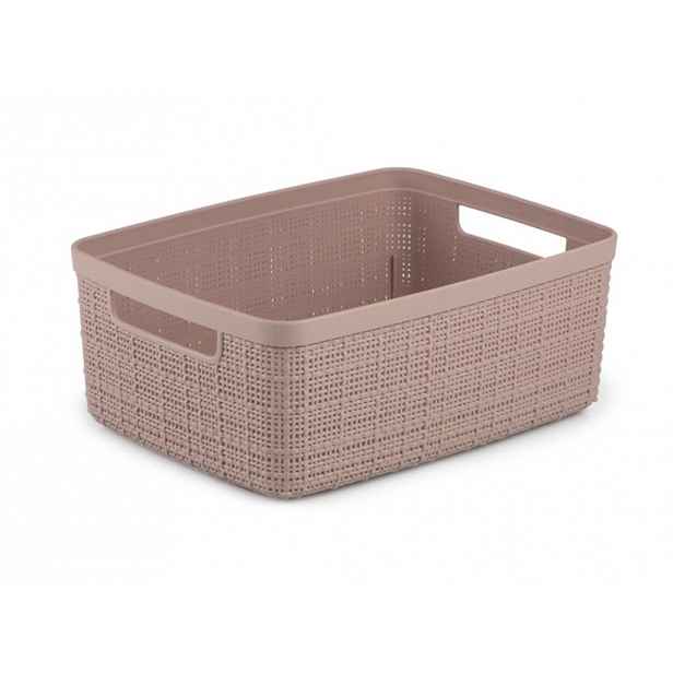 Curver Úložný box Jute S, 5 L, růžový