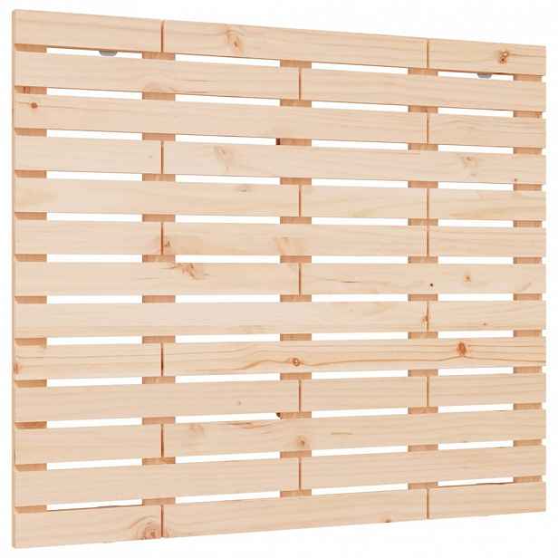 vidaXL Nástěnné čelo postele 146 x 3 x 91,5 cm masivní borové dřevo