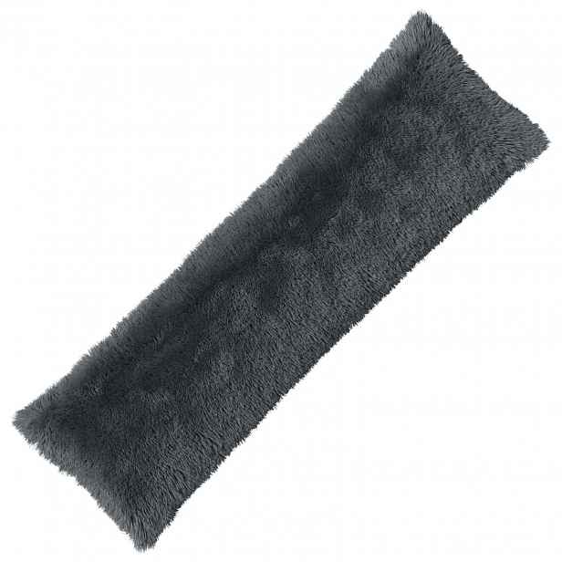 vidaXL Povlak na polštář HEERLEN Antracitová 40 x 145 cm PV fleece