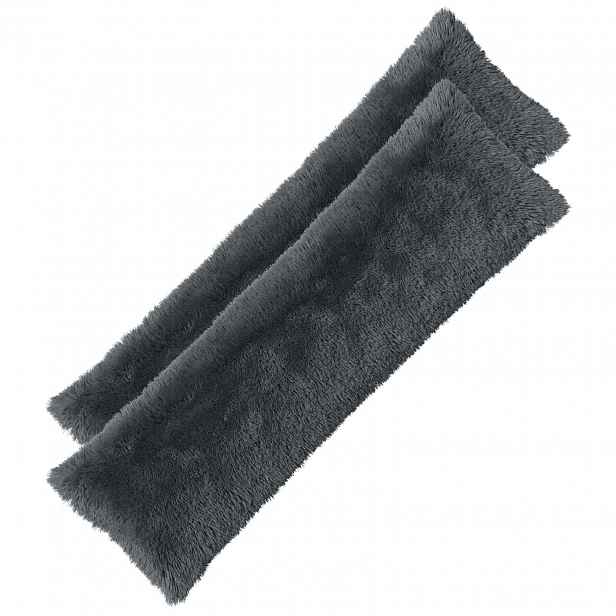 vidaXL Povlak na polštář 2 pcs HEERLEN Antracitová 40 x 145 cm